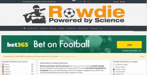 Captura de Pantalla 1 Rowdie: Football predictions and Betting Tips windows