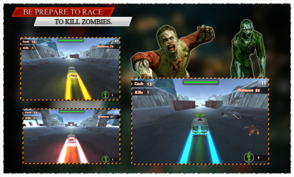 Screenshot 2 Zombie highway race and kill windows
