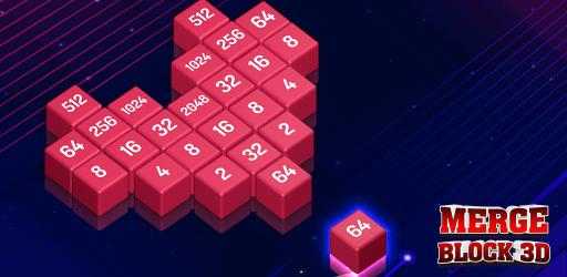 Screenshot 2 Merge Block 3D - 2048 Number Puzzle android