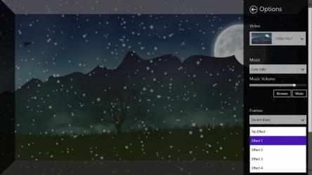 Screenshot 4 Animated snow scenery free windows