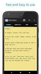 Captura de Pantalla 3 Safe Notes - Secure Ad-free notepad android