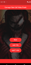 Screenshot 5 Carnage Red Venom 2 Fake Call android