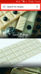 Captura 2 Recetas de chocolate android