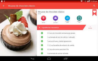 Screenshot 8 Recetas de chocolate android