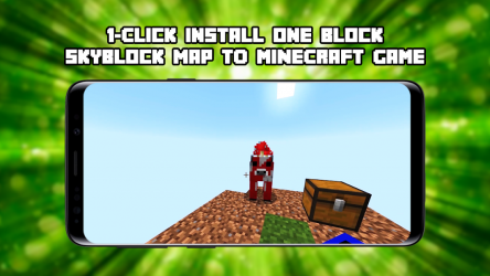 Captura 3 One Block Map for MCPE android
