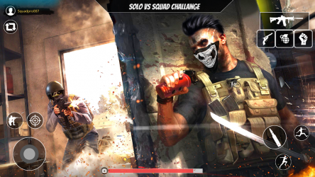 Captura de Pantalla 11 Solo vs Squad Rush Team Freefire Battlegrounds 3D android