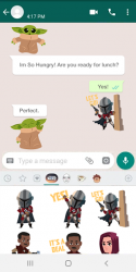 Captura 3 The Mandalorian Stickers android