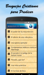 Screenshot 5 Bosquejos Cristianos android