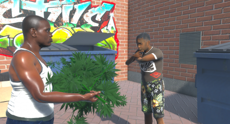 Captura 10 Gangster && Mafia Crime City Thug Life Weed Game android