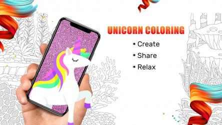 Screenshot 7 Unicorn Coloring Book - Adult Coloring Book windows