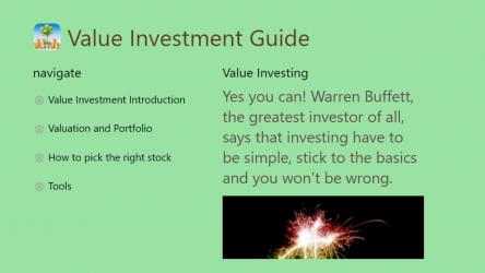 Screenshot 1 Stock Market Value Investment Guide windows