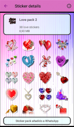 Screenshot 5 WAStickerApps Amor android