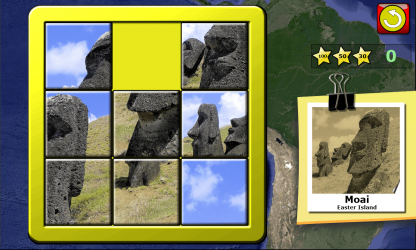 Screenshot 2 Niños Slide Puzzle World místico plazas 15 juego windows
