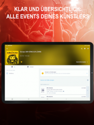 Captura de Pantalla 12 EVENTIM DE: Tickets für Veranstaltungen & Konzerte android