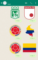 Captura de Pantalla 9 Stickers Fútbol Colombiano android