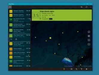 Screenshot 2 Terrae Motus - Earthquakes tracking windows