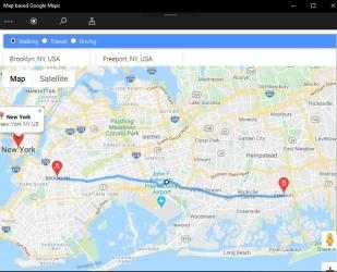 Image 3 Map based Google Maps windows