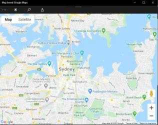 Captura 1 Map based Google Maps windows