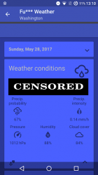 Captura 7 Fu*** Weather (Funny Weather) android