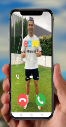 Captura de Pantalla 4 Ronaldo CR7 Best Fake Video Call android