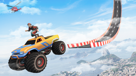 Screenshot 2 Superhero Mega Ramps: GT Racing Car Stunts Game android