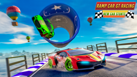 Capture 7 Superhero Mega Ramps: GT Racing Car Stunts Game android