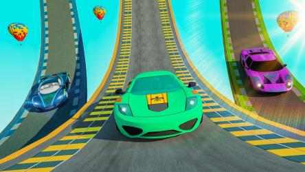 Screenshot 6 Superhero Mega Ramps: GT Racing Car Stunts Game android