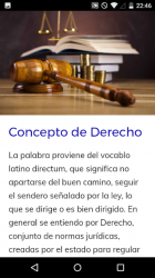 Screenshot 4 Curso de Derecho android