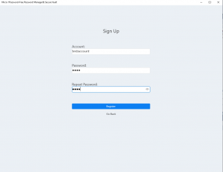 Screenshot 1 Micro 1Password-Free Password Manager& Secure Vault windows