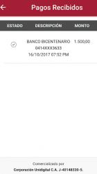 Screenshot 6 Tu Pago Movil Banco Bicentenario android