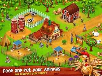 Screenshot 14 Paradise Hay Farm Island - Offline Game android