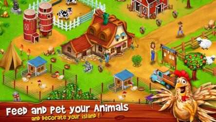 Captura de Pantalla 4 Paradise Hay Farm Island - Offline Game android