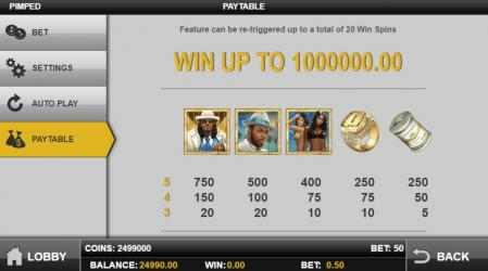 Captura de Pantalla 5 Pimped Free Casino Slot Machine windows
