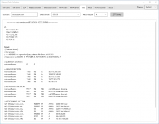 Captura de Pantalla 5 Network Tools Collection UWP - TCP UDP HTTP WebSocket DNS Whois windows