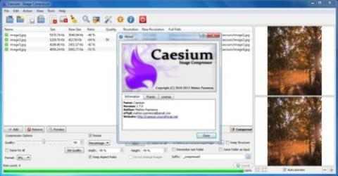 Captura 1 Caesium Image Compressor windows