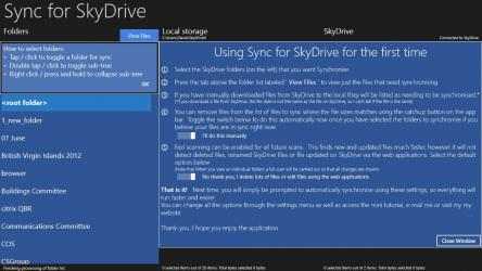 Capture 6 Sync for SkyDrive windows