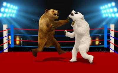 Captura de Pantalla 8 Wild Bear Ring Fighting: Wild Animal Adventure android