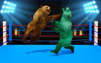 Captura de Pantalla 5 Wild Bear Ring Fighting: Wild Animal Adventure android