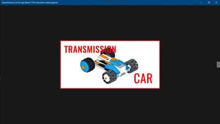 Capture 1 Transmissions Car for Lego Boost 17101 instruction with programs windows