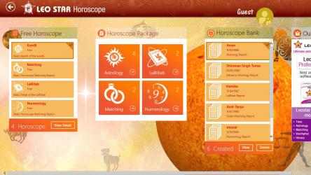 Screenshot 2 Leo Star Horoscope windows