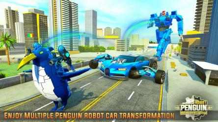Screenshot 11 Penguin Robot car Juego-Robot Transformando Juegos android