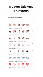 Captura 2 Stickers animados de amor para Whatsapp 2021 android