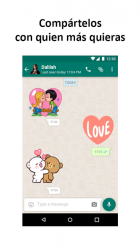 Captura 4 Stickers animados de amor para Whatsapp 2021 android