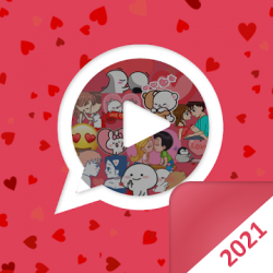 Screenshot 1 Stickers animados de amor para Whatsapp 2021 android