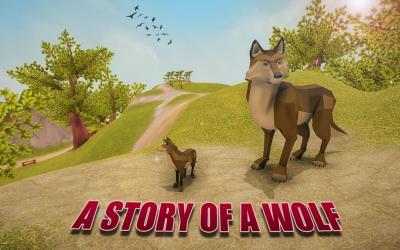 Screenshot 2 The Wolf Simulator 3D: Animal Family Tales android