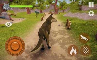 Captura 3 The Wolf Simulator 3D: Animal Family Tales android