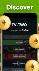 Imágen 2 TV-TWO: Vea y gane recompensas - Ganar BTC & ETH android