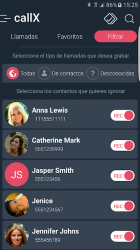 Screenshot 6 Call Recorder - Grabar llamadas - callX android