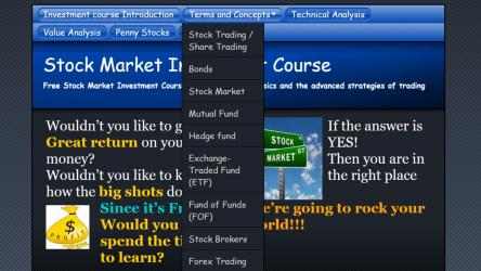 Screenshot 2 Stock Investment Course ETrade windows