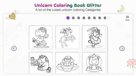 Image 6 Rainbow Glitter Coloring Book - Unicorn Dash windows